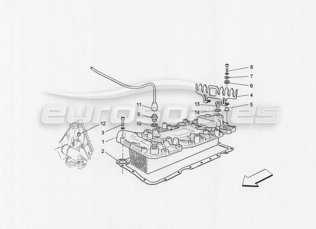 Maserati GranTurismo Special Edition HEAT EXCHANGER Part Diagram