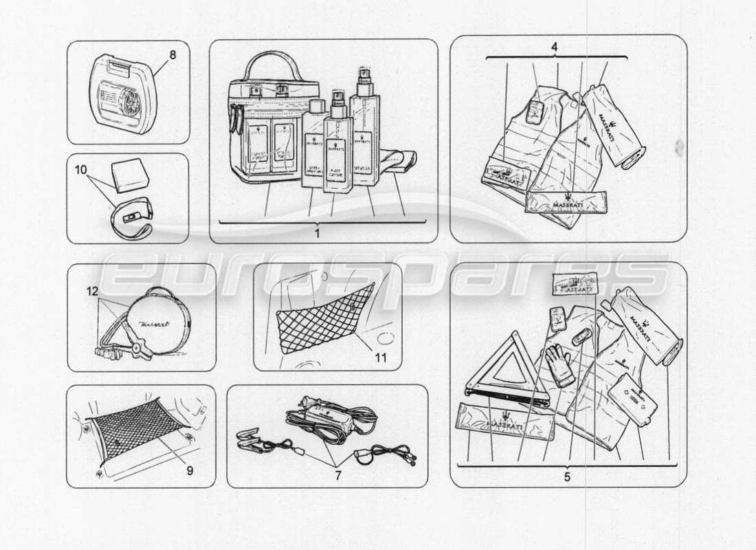 Maserati GranTurismo Special Edition after market accessories Part Diagram