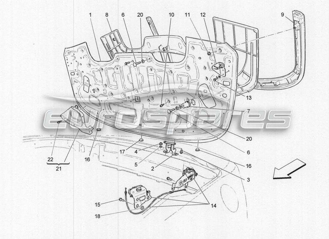Maserati GranCabrio MC Centenario Electrical System: Covers Parts Diagram