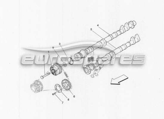 a part diagram from the Maserati GranCabrio MC Centenario parts catalogue