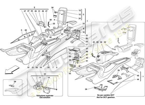 a part diagram from the Ferrari California (Europe) parts catalogue