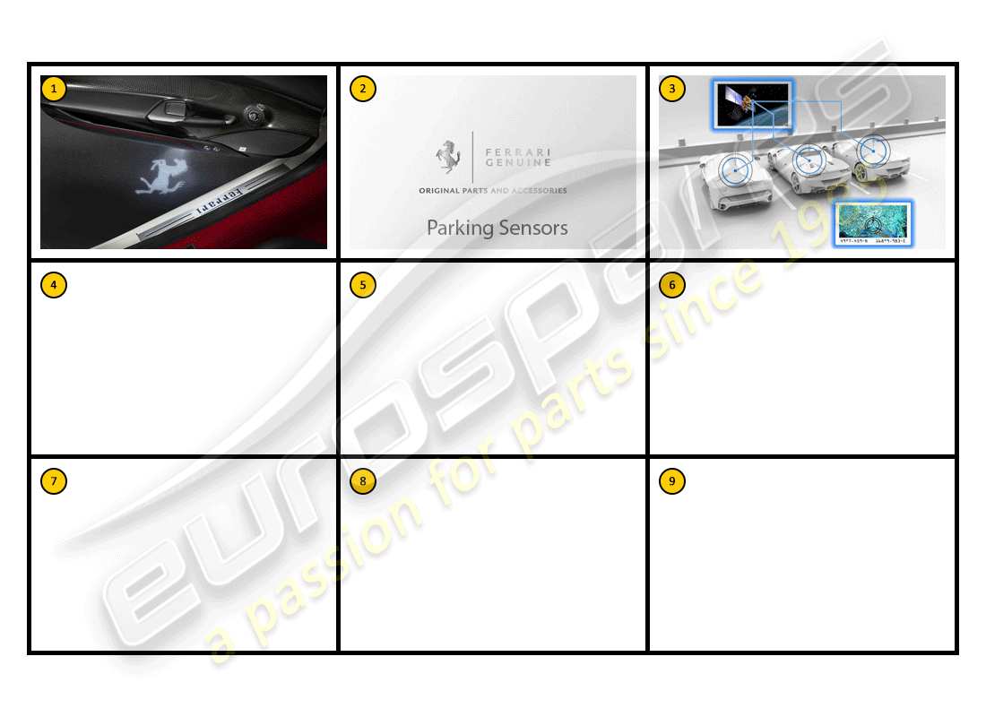 Ferrari F430 Coupe (Accessories) Equipment - Convenience Part Diagram