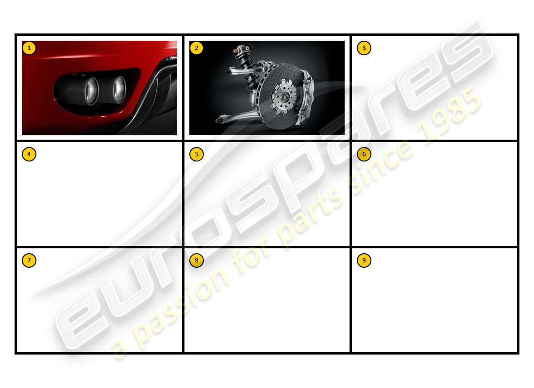 Ferrari F430 Coupe (Accessories) Racing - Performance Part Diagram