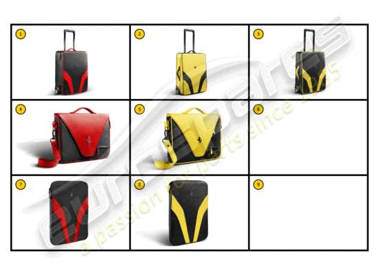 a part diagram from the Ferrari F430 Coupe (Accessories) parts catalogue