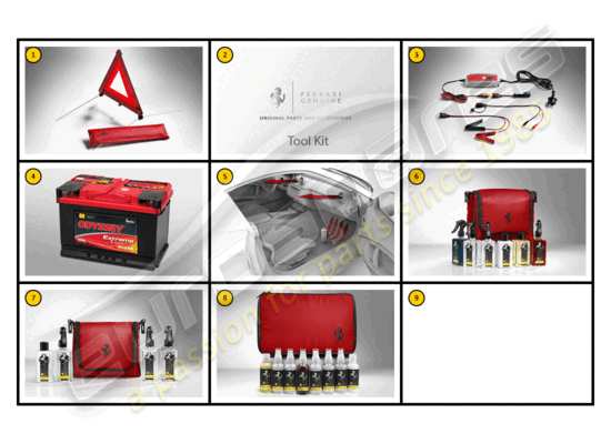 a part diagram from the Ferrari 430 parts catalogue