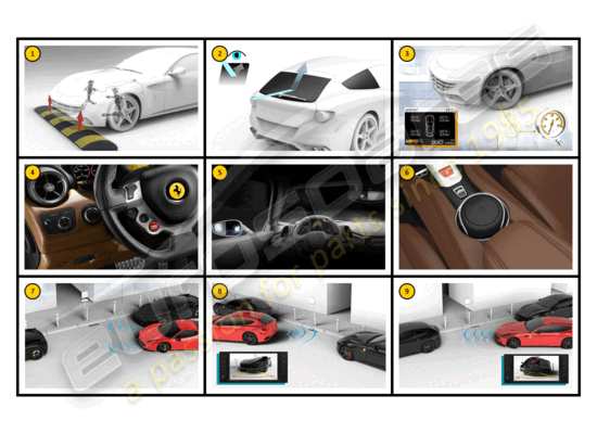 a part diagram from the Ferrari FF (Accessories) parts catalogue