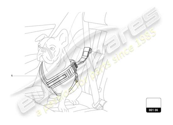 a part diagram from the Lamborghini Urus (Accessories) parts catalogue