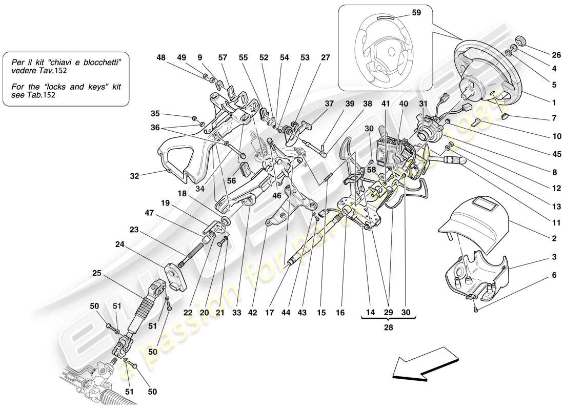 Part diagram containing part number 68161600