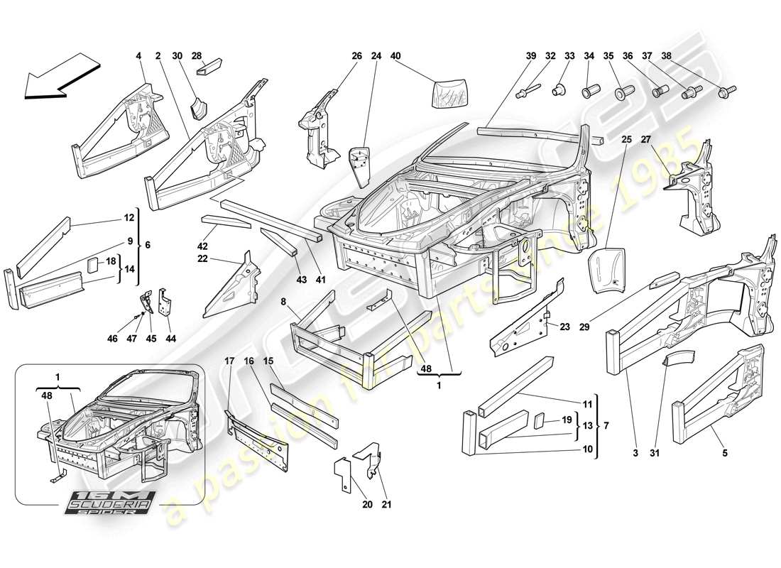 Part diagram containing part number 67357811