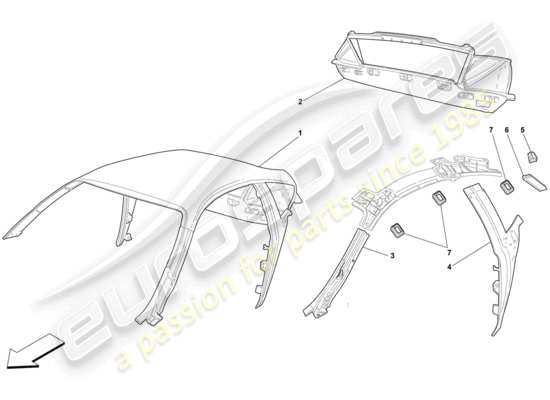 a part diagram from the Ferrari 430 parts catalogue