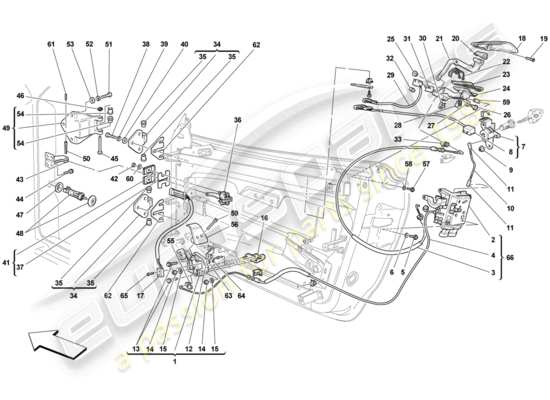 a part diagram from the Ferrari 430 parts catalogue