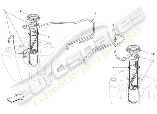 a part diagram from the Ferrari F430 Scuderia (RHD) parts catalogue