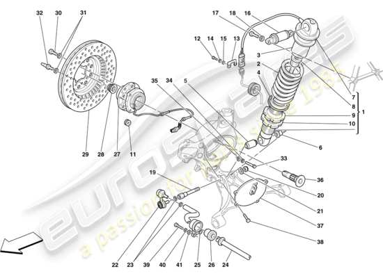 a part diagram from the Ferrari 430 parts catalogue