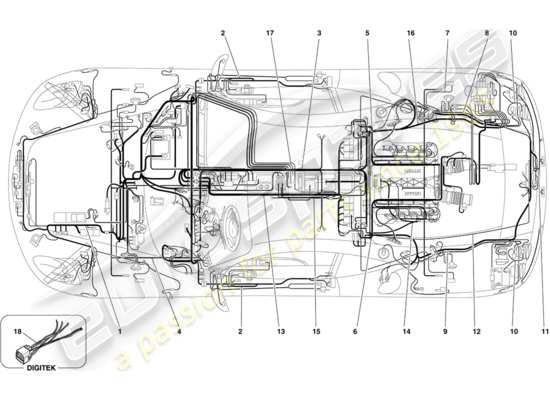 a part diagram from the Ferrari 430 parts catalogue