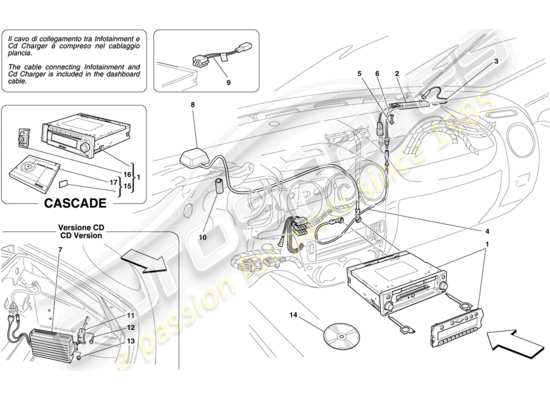 a part diagram from the Ferrari 430 parts catalogue