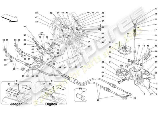 a part diagram from the Ferrari 430 parts catalogue