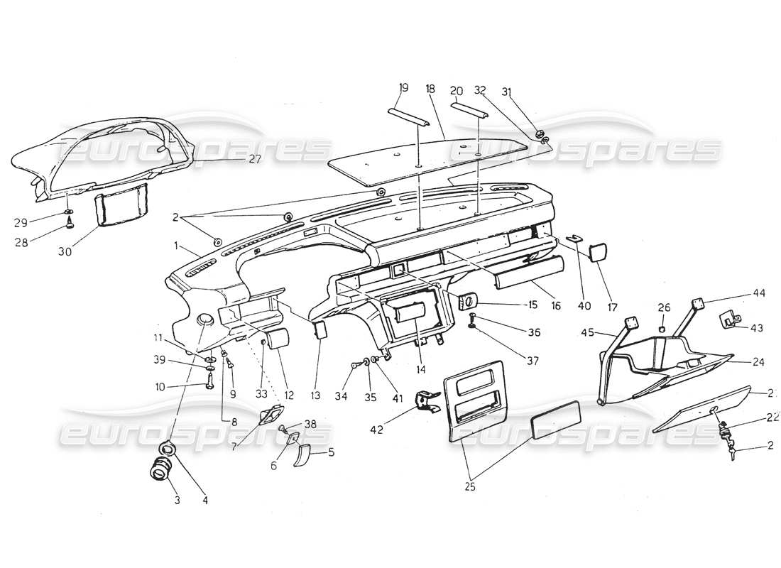 Part diagram containing part number 312320384