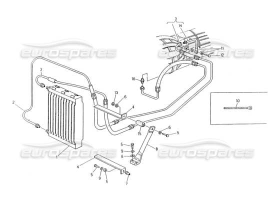 a part diagram from the Maserati 418 / 4.24v / 430 parts catalogue