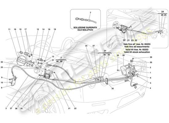 a part diagram from the Ferrari 430 parts catalogue