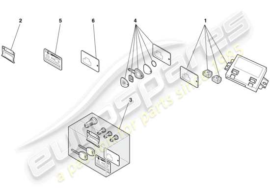 a part diagram from the Ferrari 430 parts catalogue