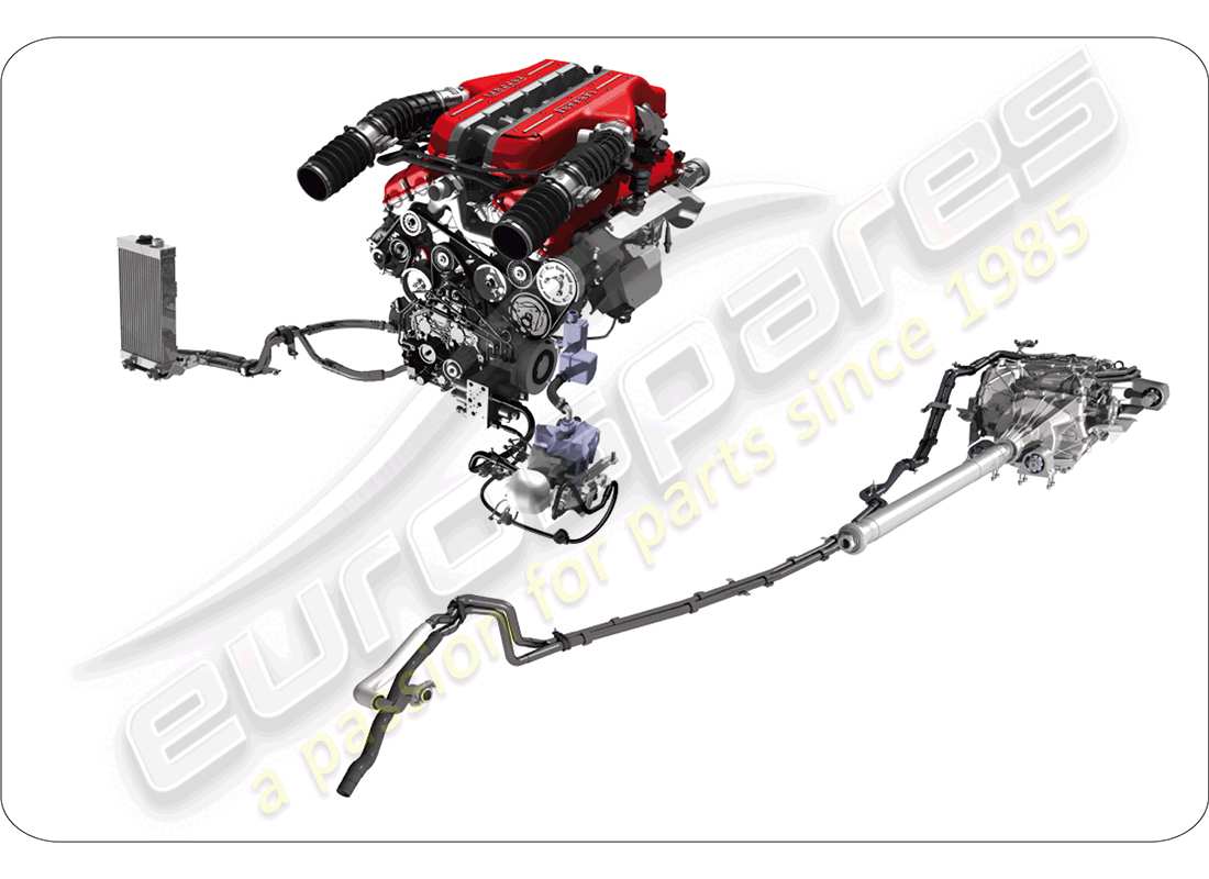 Ferrari FF (Europe) spare assembly units Part Diagram