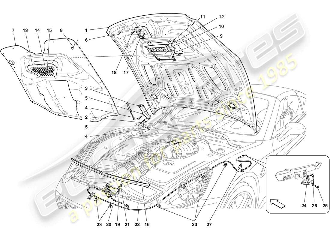 Part diagram containing part number 69773300