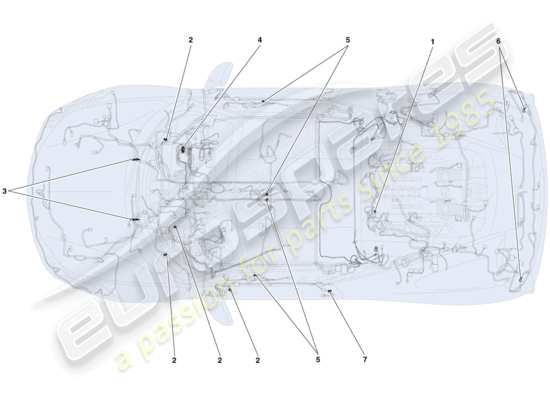 a part diagram from the Ferrari 458 parts catalogue