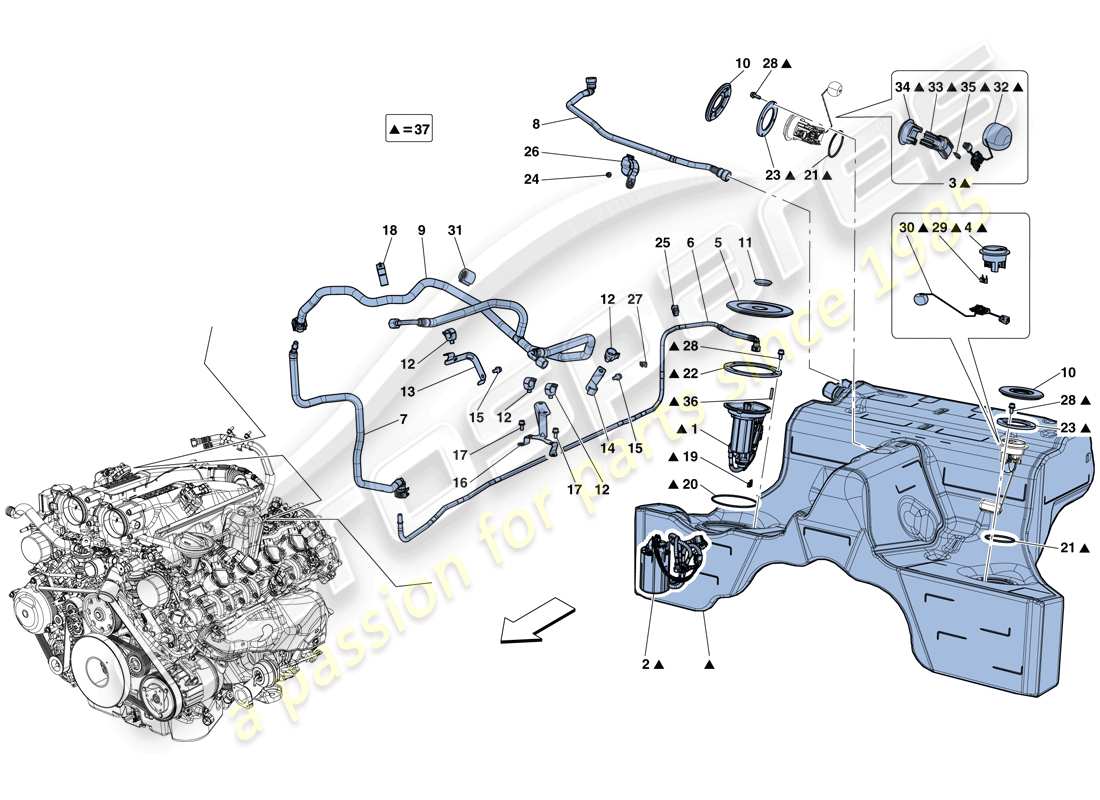 Part diagram containing part number 276001