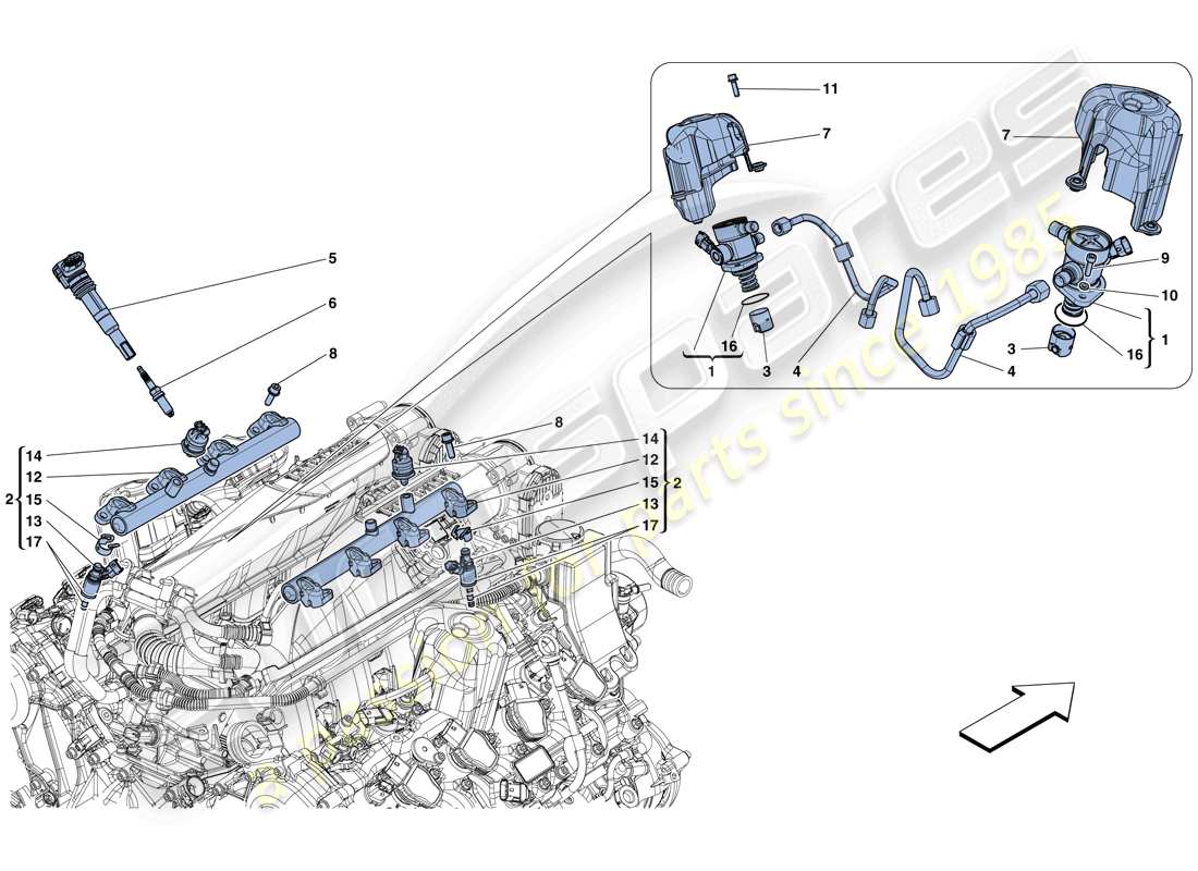 Part diagram containing part number 310840