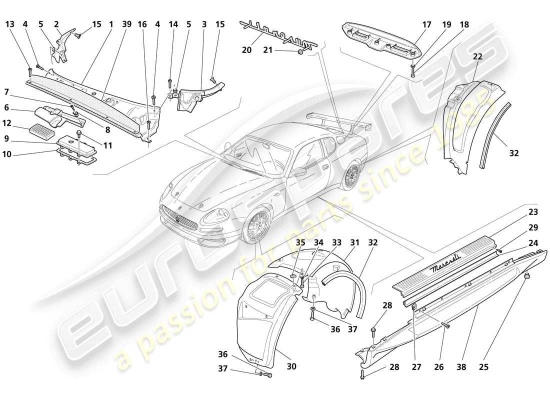 Part diagram containing part number 980138258