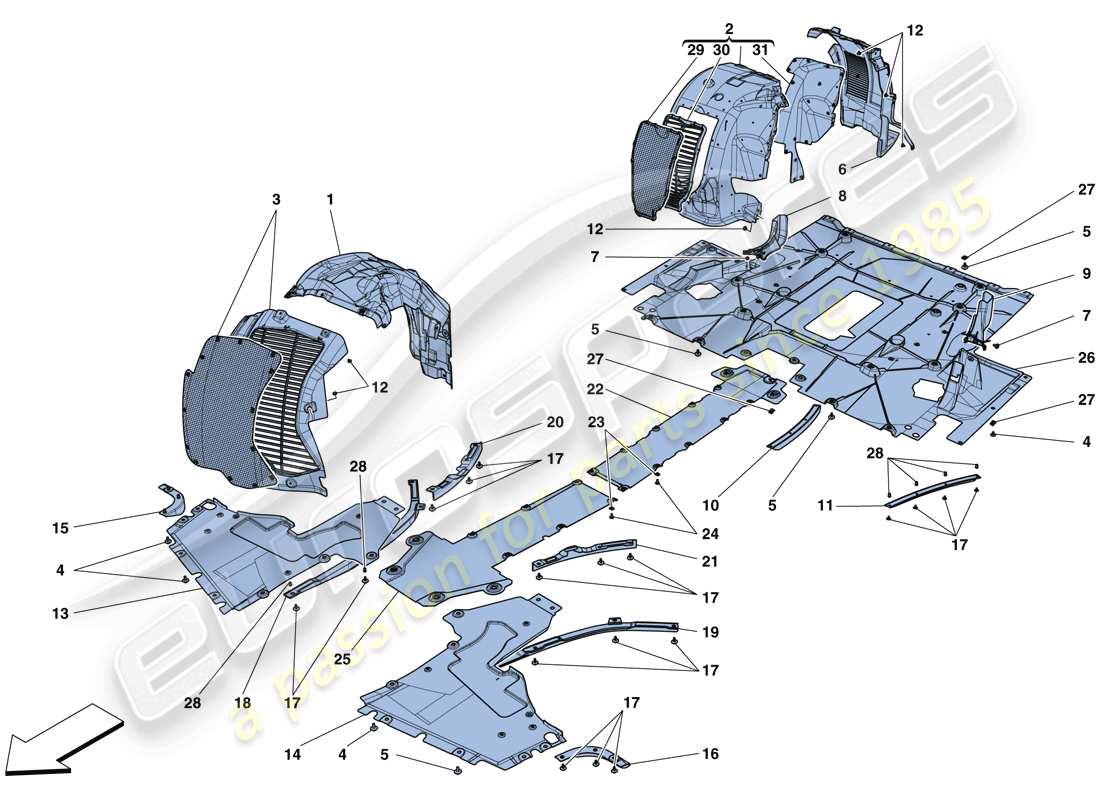 Part diagram containing part number 87496400