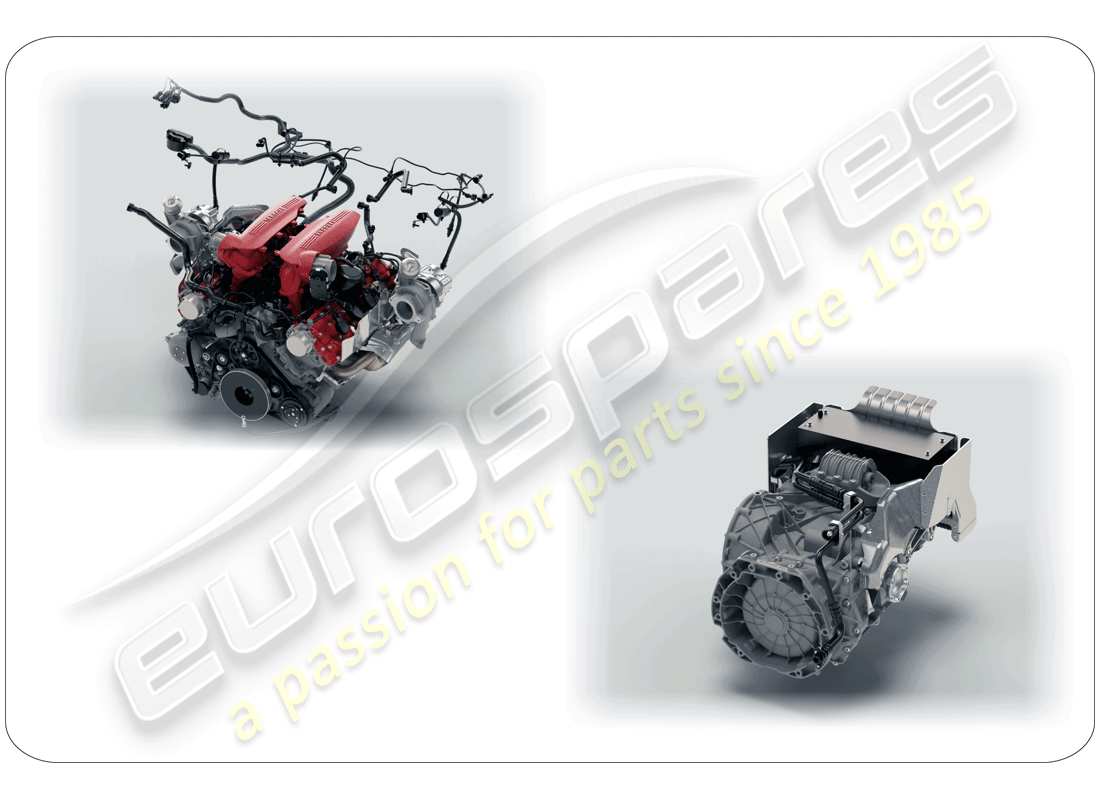 Ferrari 488 Spider (USA) spare assembly units Part Diagram