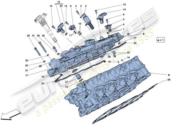 a part diagram from the Ferrari GTC4 parts catalogue