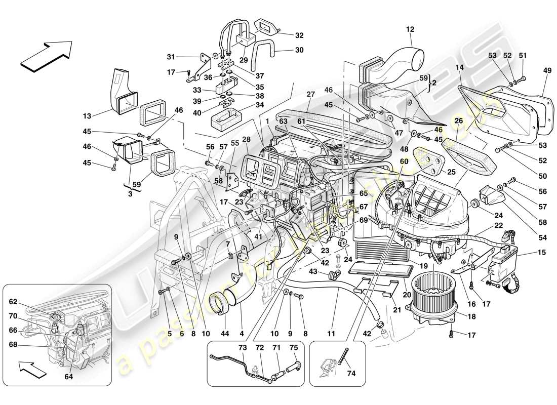 Part diagram containing part number 12637801