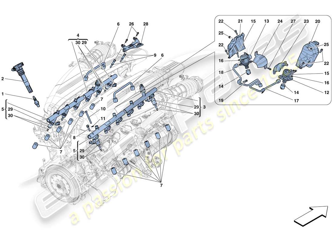 Part diagram containing part number 70004988