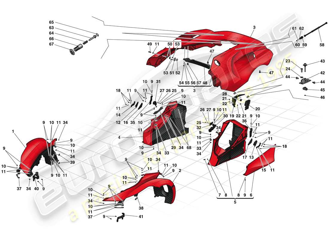 Part diagram containing part number 14305725