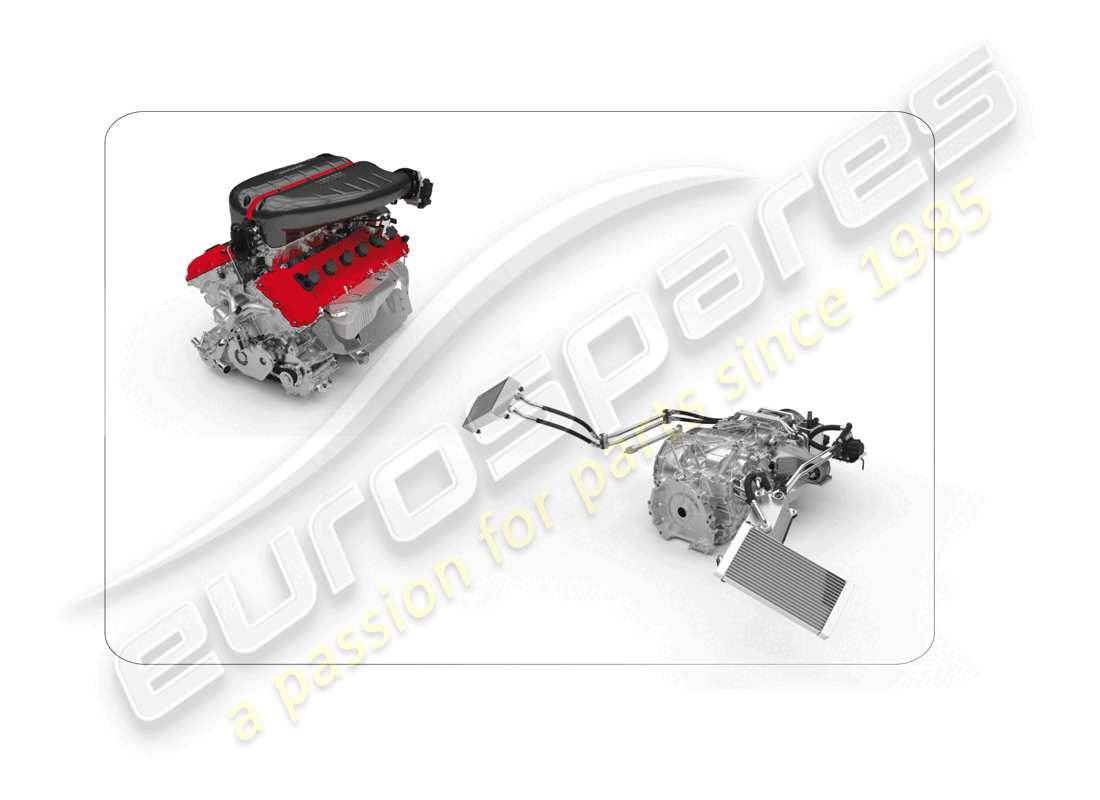 Ferrari LaFerrari (USA) spare assembly units Part Diagram