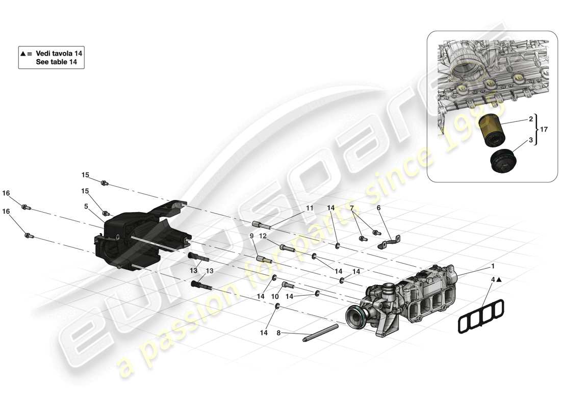 Ferrari LaFerrari (USA) oil pump Part Diagram