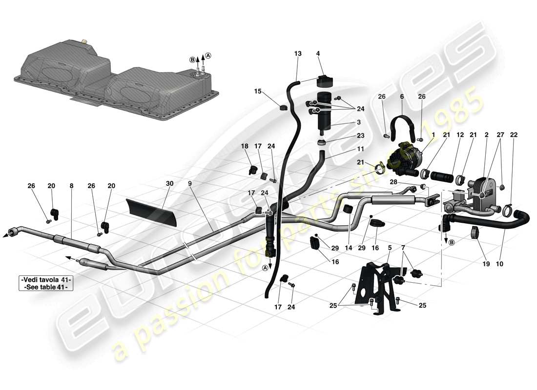 Part diagram containing part number 304319