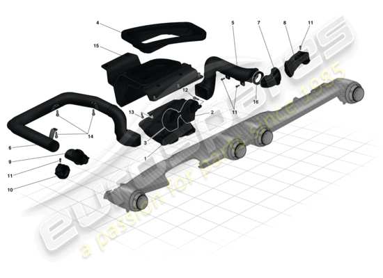 a part diagram from the Ferrari LaFerrari (USA) parts catalogue