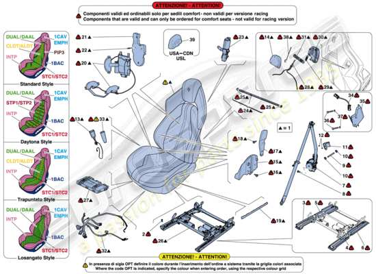 a part diagram from the Ferrari 812 Superfast (USA) parts catalogue