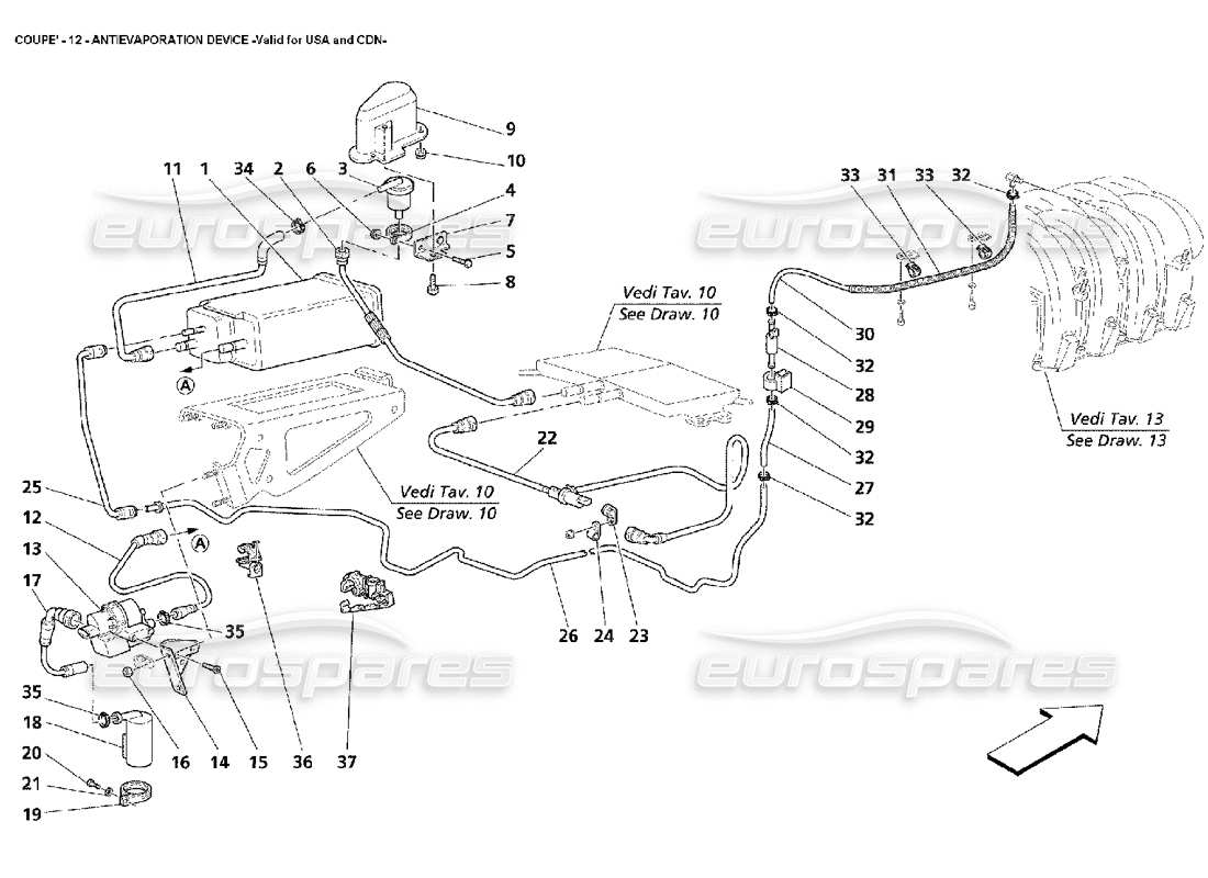 Part diagram containing part number 10442290