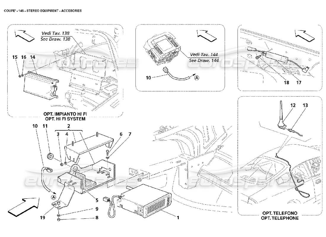 Part diagram containing part number 67116100