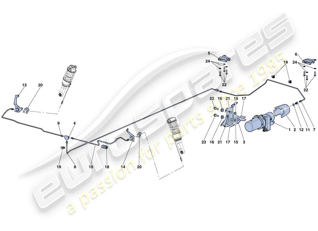 Ferrari LaFerrari Aperta (Europe) LIFTING THE VEHICLE Part Diagram