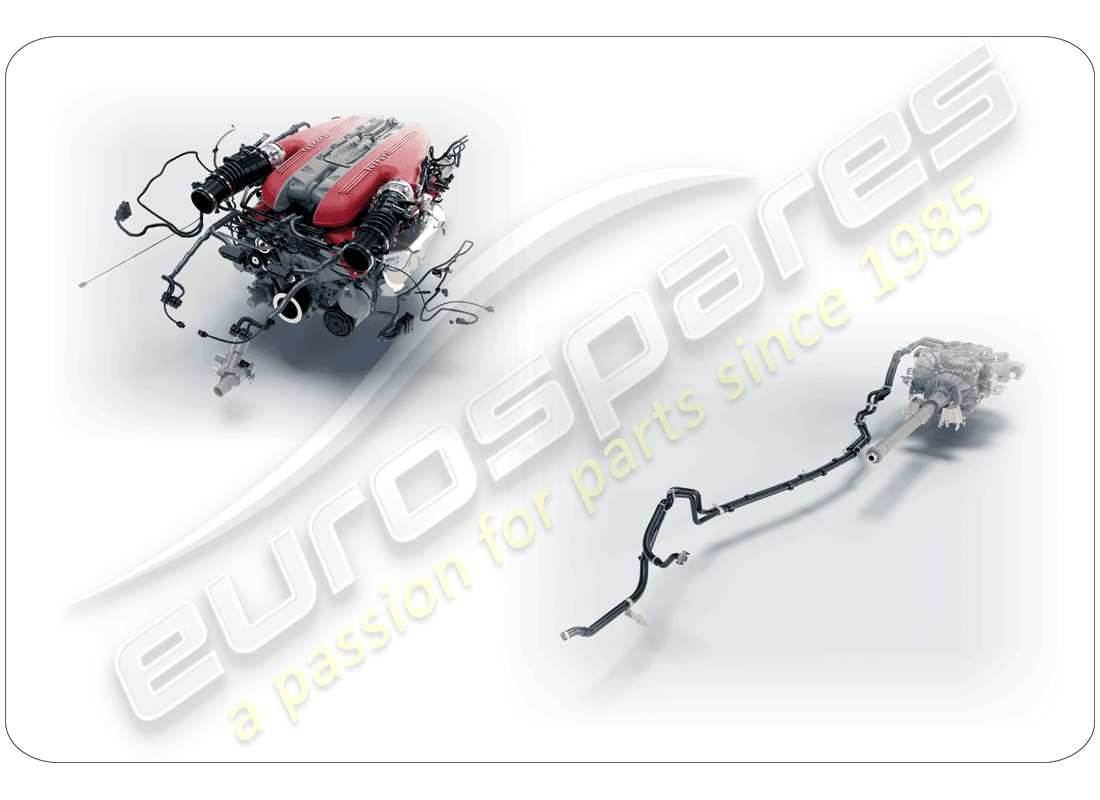 Ferrari GTC4 Lusso (Europe) spare assembly units Part Diagram