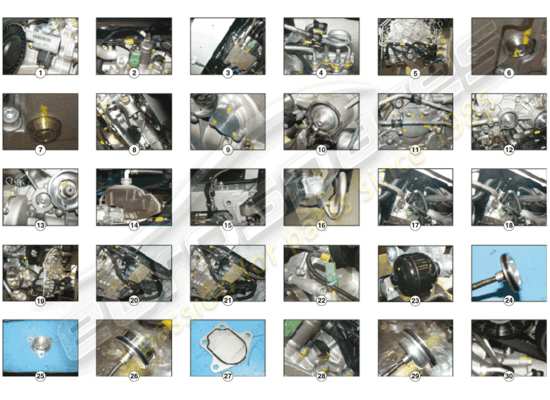 a part diagram from the Ferrari GTC4 Lusso (RHD) parts catalogue