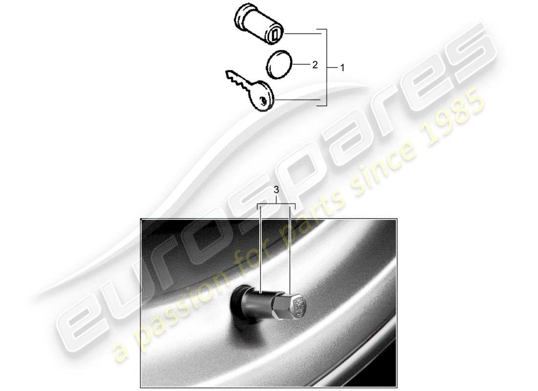 Porsche Classic accessories (1950) ACCESSORIES AND OTHERS Part Diagram