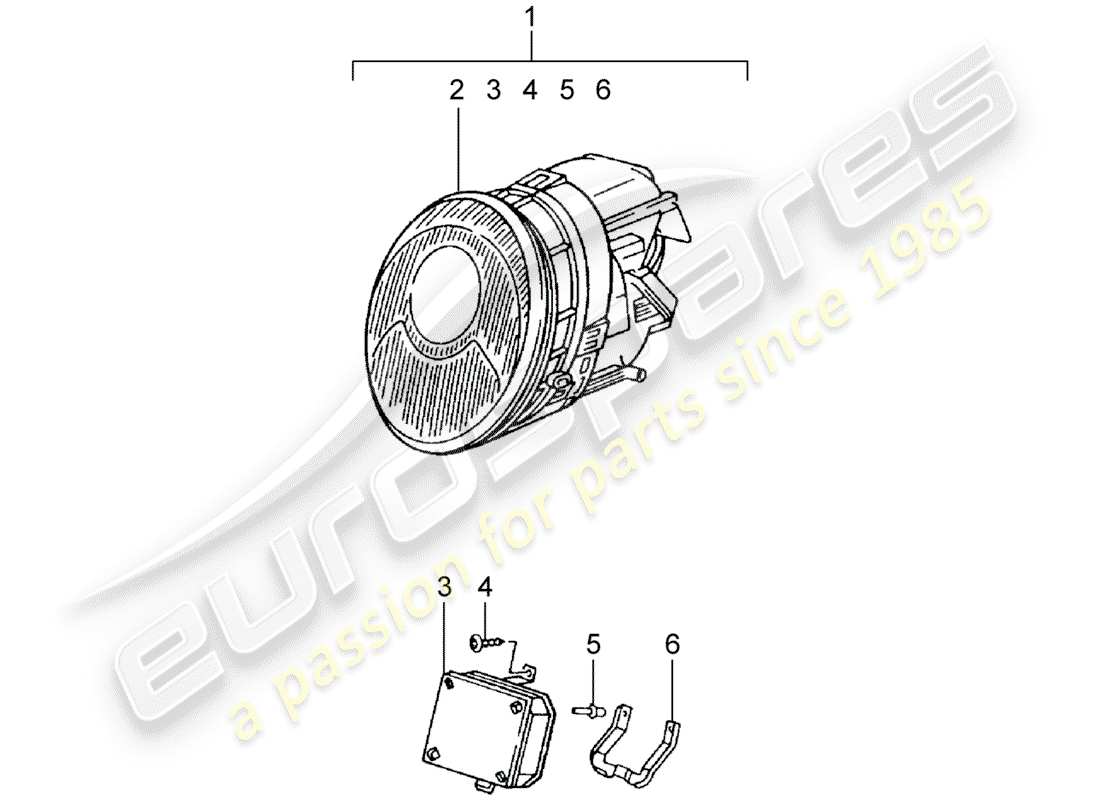 Porsche Classic accessories (1952) HEADLAMP - LITRONIC - TECHNICAL INFORMATION - 911(993) - 9415 - ATTENTION Part Diagram