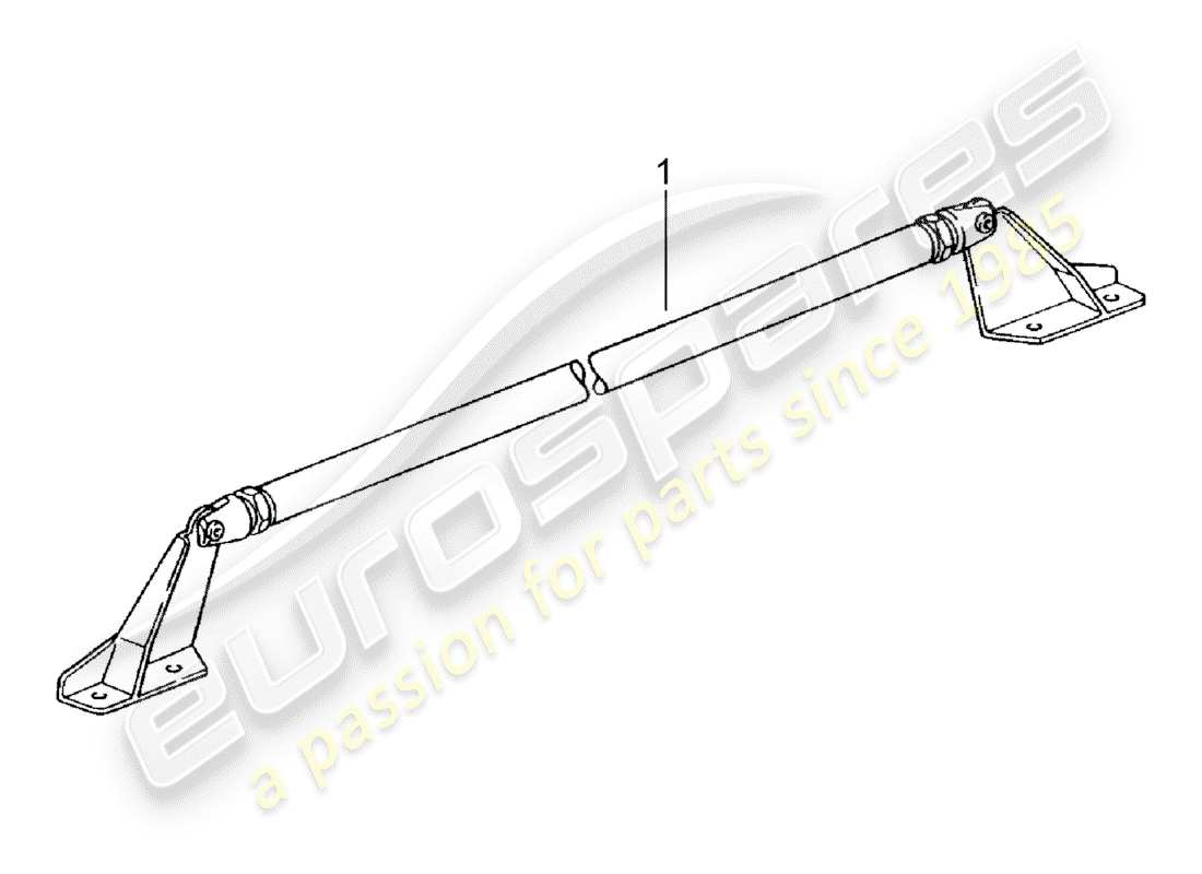 Porsche Classic accessories (1953) dome strut Part Diagram