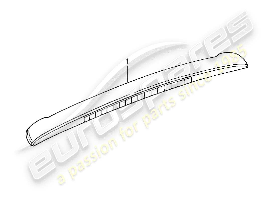 Porsche Classic accessories (1954) ROOF COVER MOULDING Part Diagram